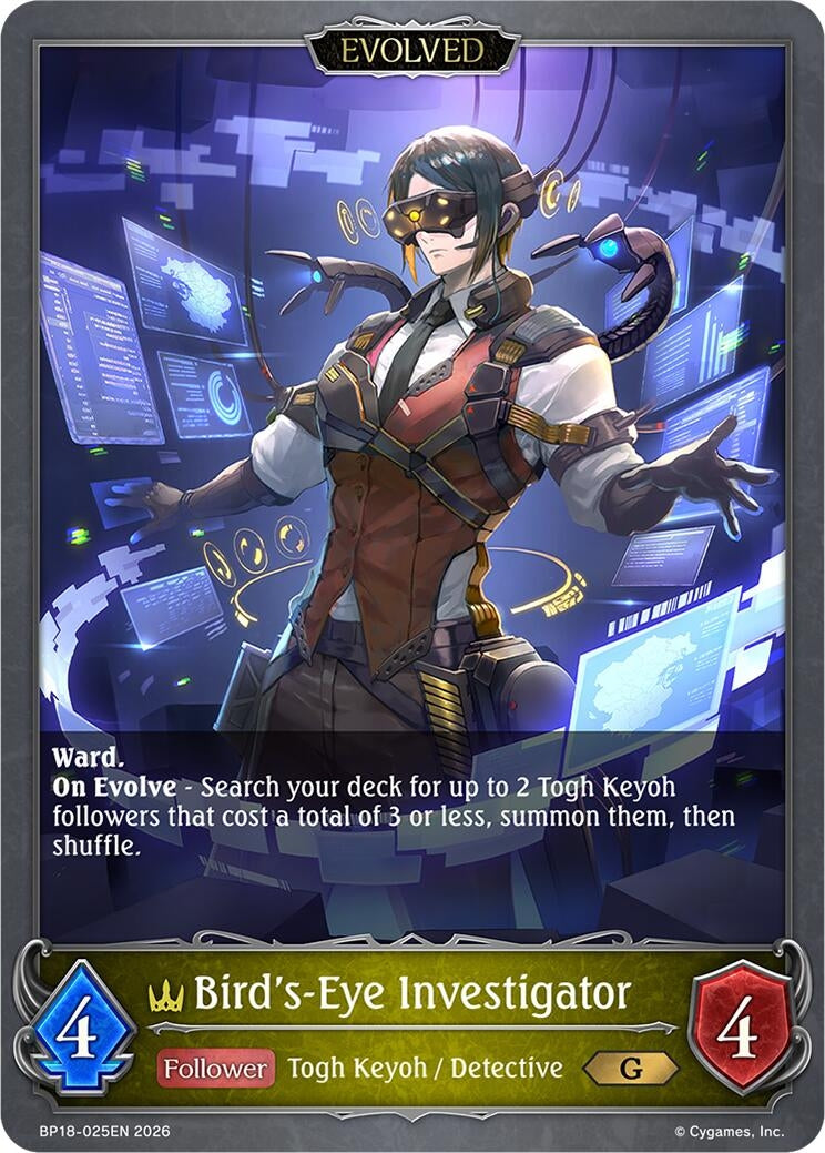 Image for Bird's-Eye Investigator (Evolved) (BP18-025EN) (BP18) - Shadowverse: Evolve