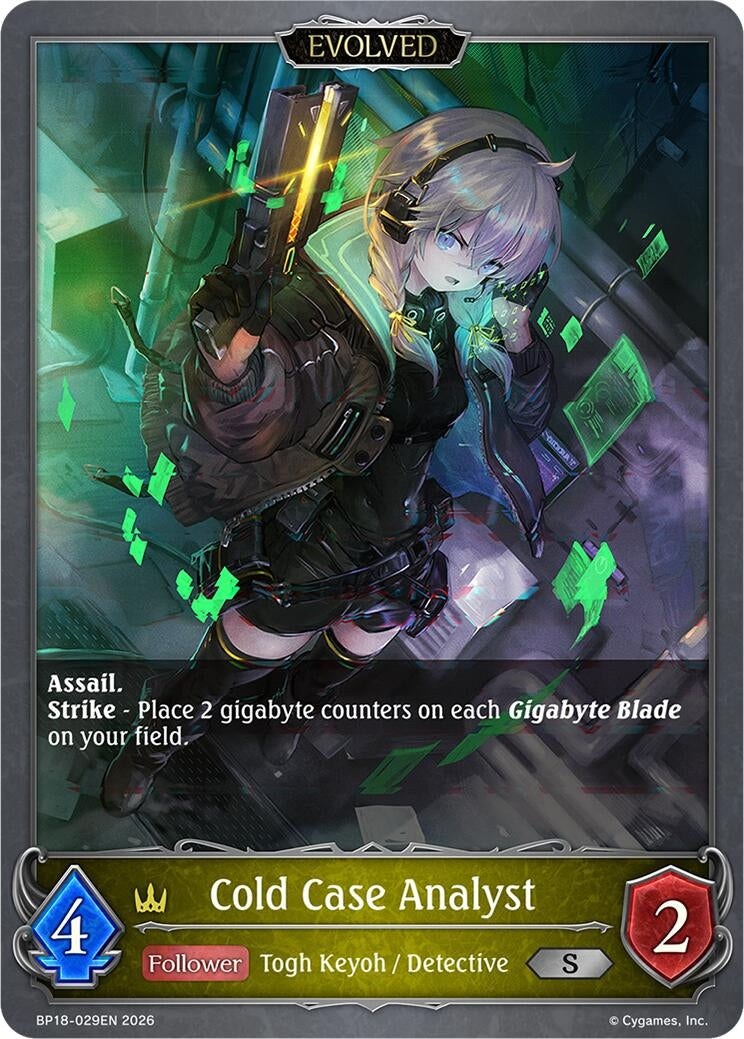 Image for Cold Case Analyst (Evolved) (BP18-029EN) (BP18) - Shadowverse: Evolve