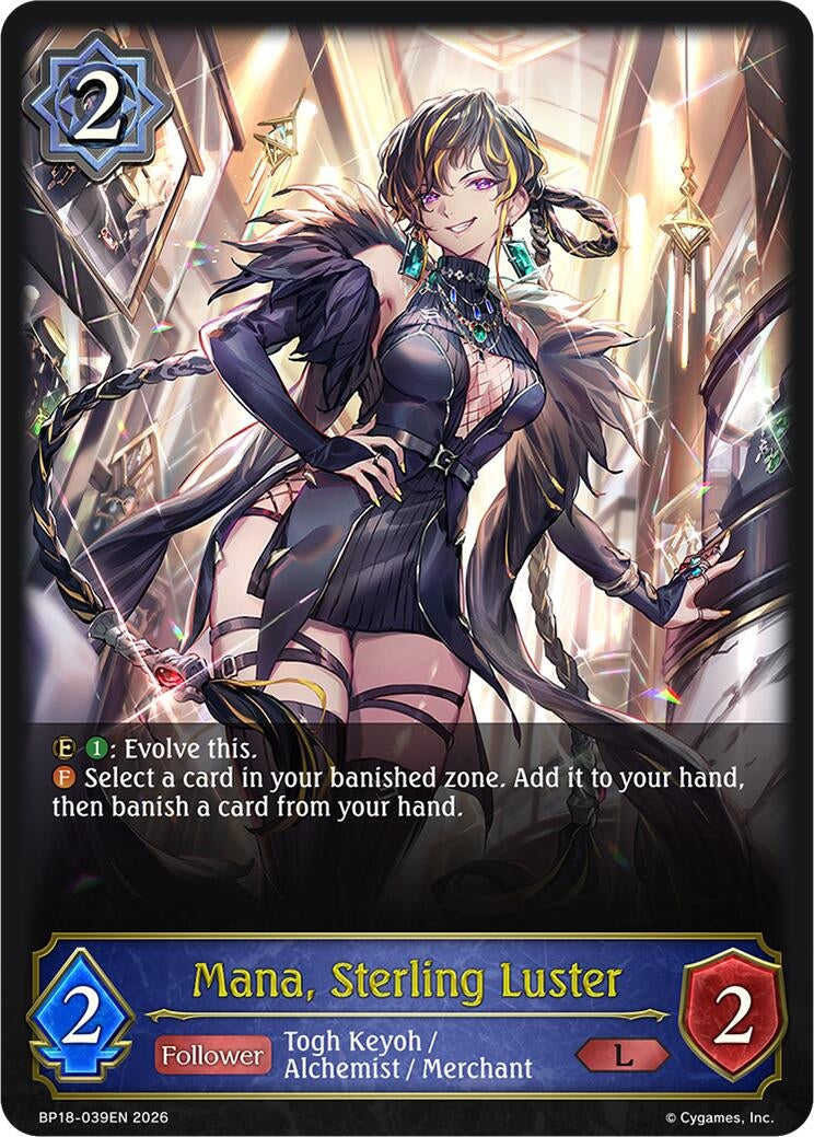 Image for Mana, Sterling Luster (BP18-039EN) (BP18) - Shadowverse: Evolve