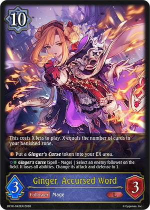 Ginger, Accursed Word (BP18-042EN) (BP18)