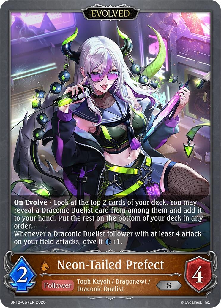 Image for Neon-Tailed Prefect (Evolved) (BP18-067EN) (BP18) - Shadowverse: Evolve