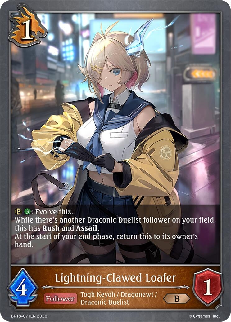 Image for Lightning-Clawed Loafer (BP18-071EN) (BP18) - Shadowverse: Evolve