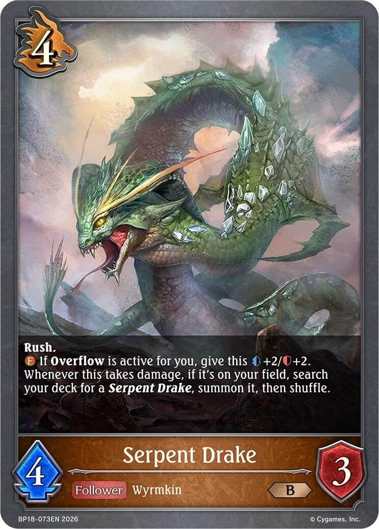 Image for Serpent Drake (BP18-073EN) (BP18) - Shadowverse: Evolve