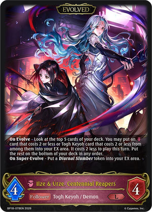 Ilze & Urze, Centennial Reapers (Evolved) (BP18-078EN) (BP18)