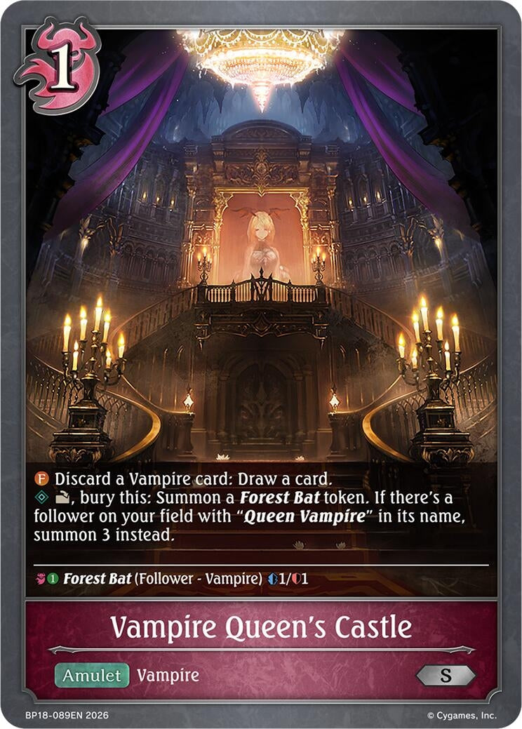Image for Vampire Queen's Castle (BP18-089EN) (BP18) - Shadowverse: Evolve