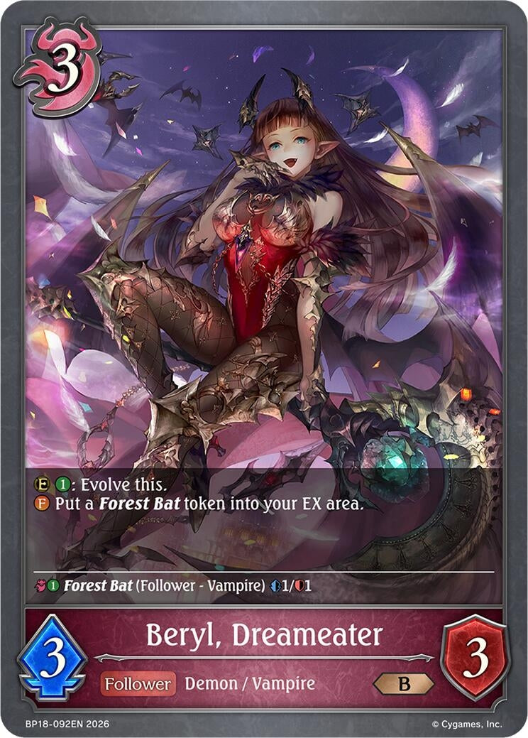 Image for Beryl, Dreameater (BP18-092EN) (BP18) - Shadowverse: Evolve