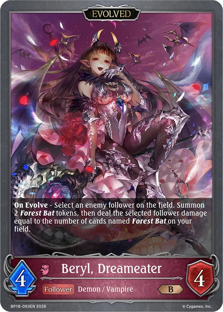 Image for Beryl, Dreameater (Evolved) (BP18-093EN) (BP18) - Shadowverse: Evolve