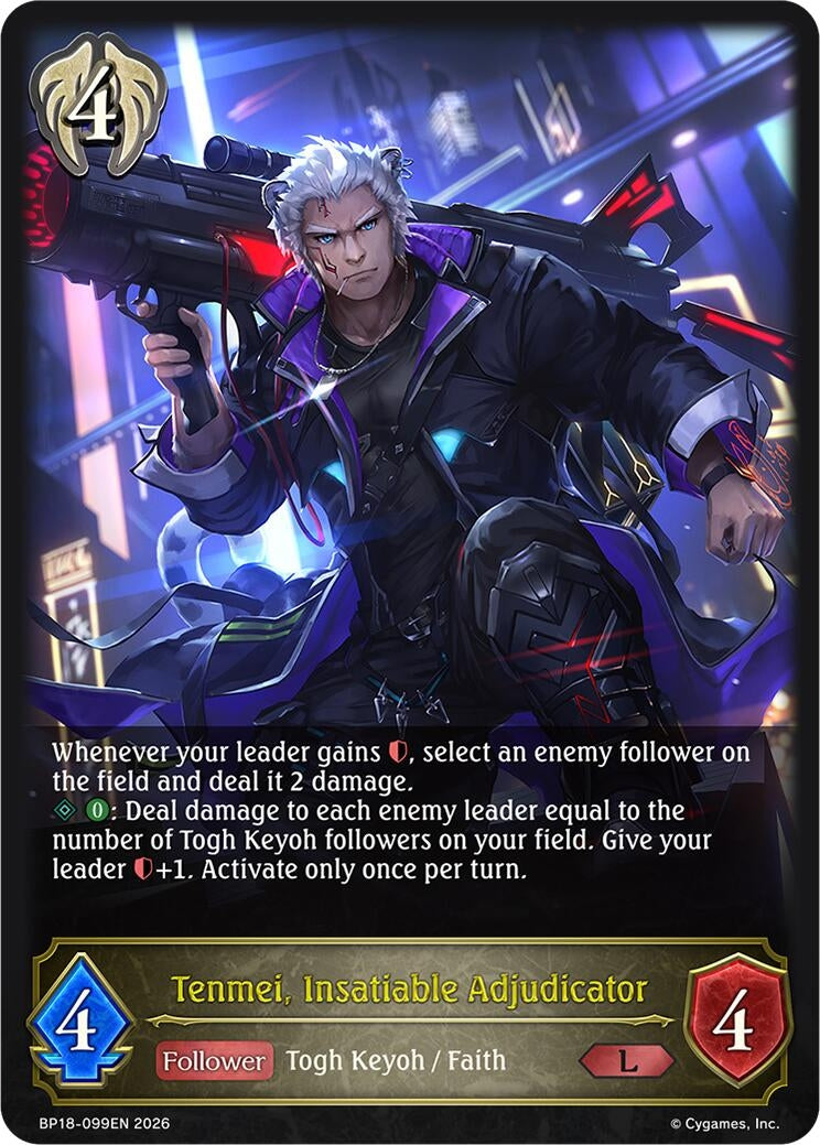 Image for Tenmei, Insatiable Adjudicator (BP18-099EN) (BP18) - Shadowverse: Evolve