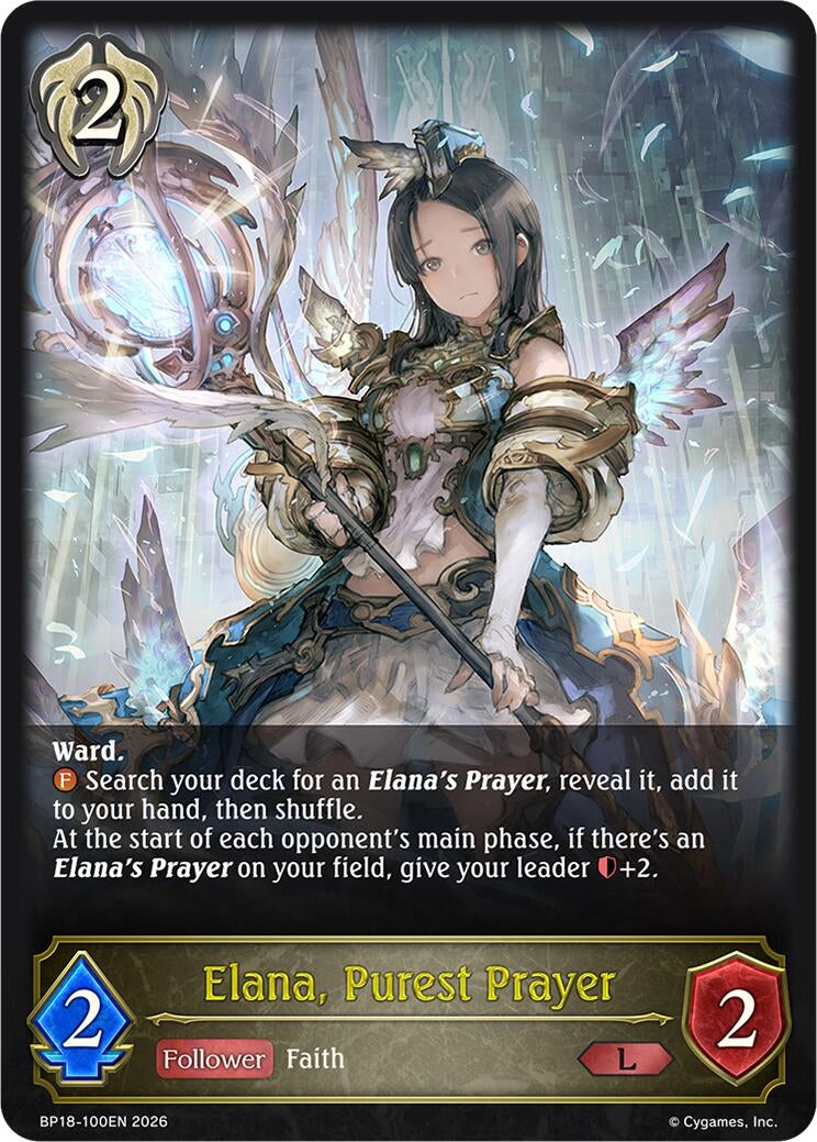 Image for Elana, Purest Prayer (BP18-100EN) (BP18) - Shadowverse: Evolve