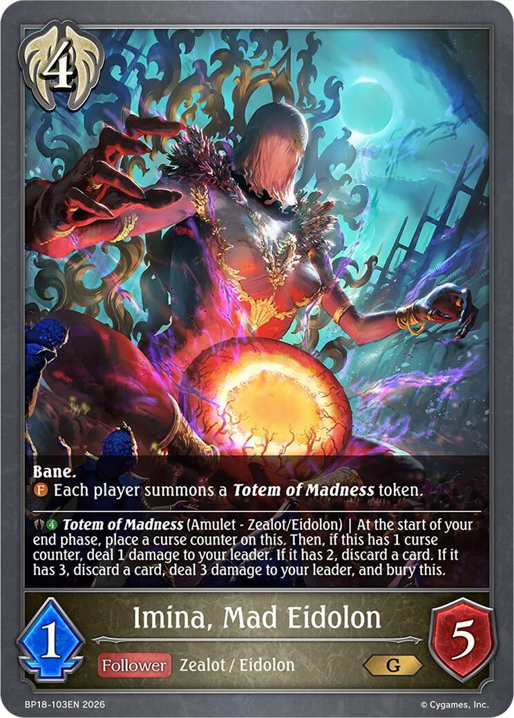 Image for Imina, Mad Eidolon (BP18-103EN) (BP18) - Shadowverse: Evolve