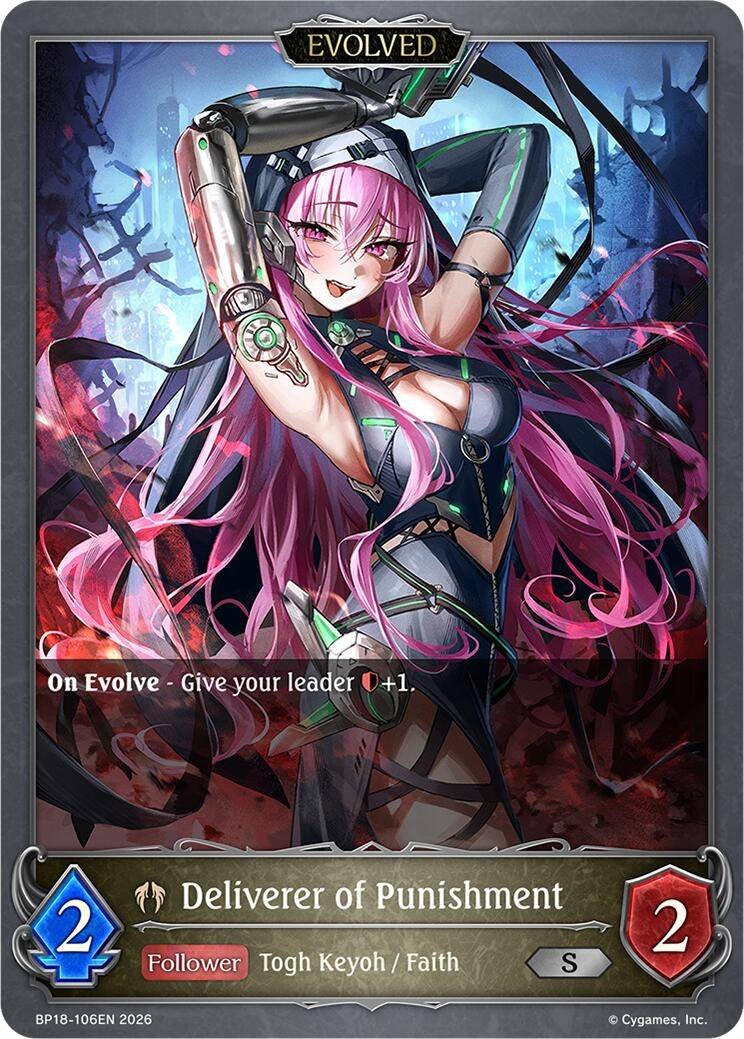 Image for Deliverer of Punishment (Evolved) (BP18-106EN) (BP18) - Shadowverse: Evolve