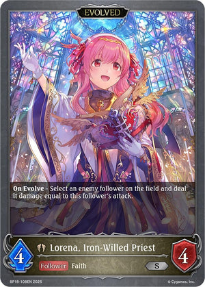 Lorena, Iron-Willed Priest (Evolved) (BP18-108EN) (BP18)
