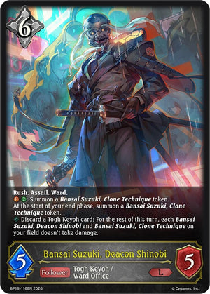 Bansai Suzuki, Deacon Shinobi (BP18-116EN) (BP18)