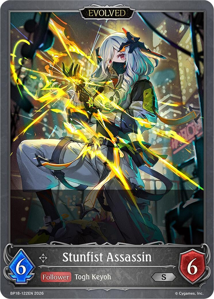 Image for Stunfist Assassin (Evolved) (BP18-122EN) (BP18) - Shadowverse: Evolve