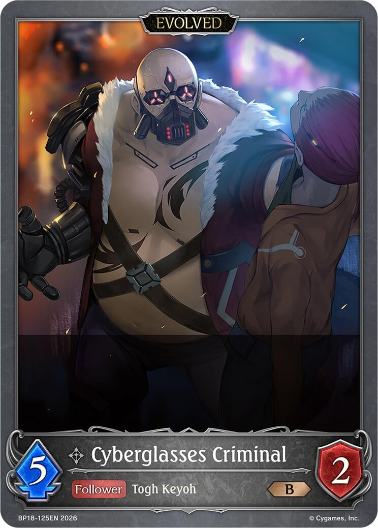 Image for Cyberglasses Criminal (Evolved) (BP18-125EN) (BP18) - Shadowverse: Evolve