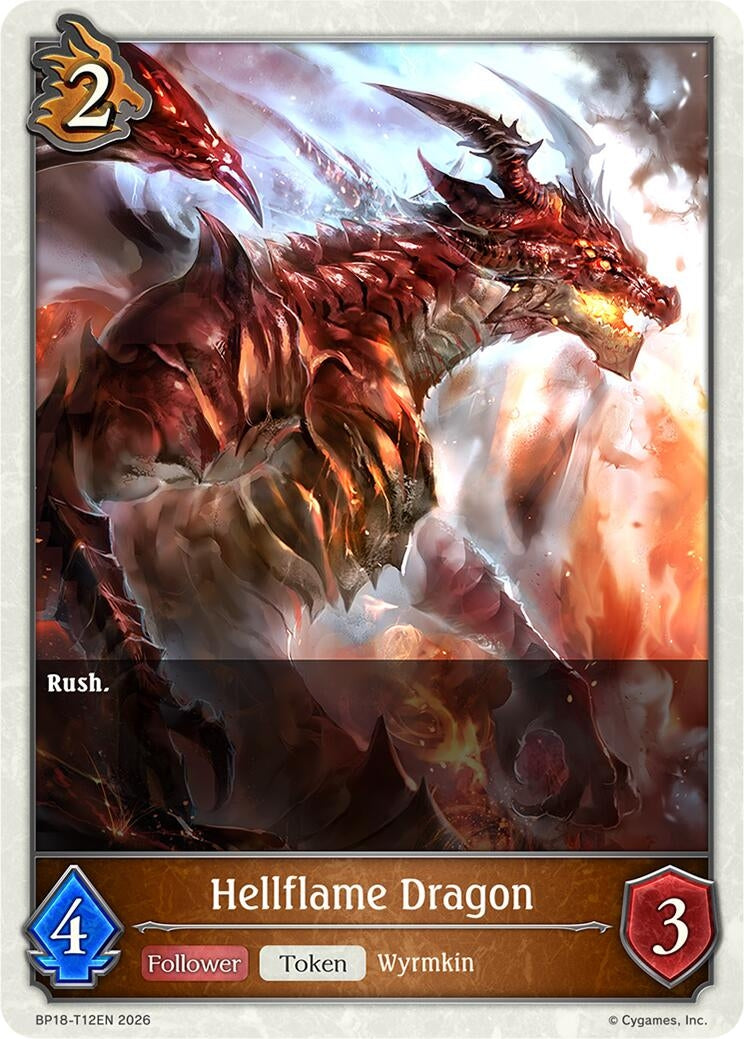 Image for Hellflame Dragon (BP18-T12EN) (BP18) - Shadowverse: Evolve