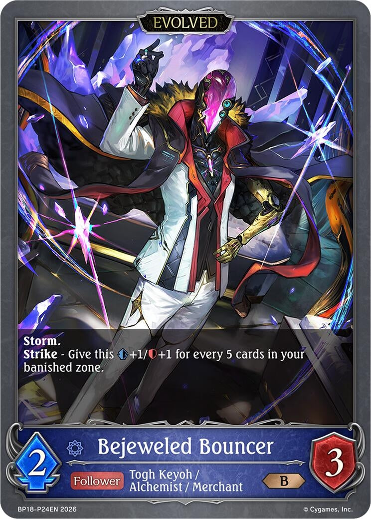 Image for Bejeweled Bouncer (Evolved) - P24EN (Foil) (BP18-P24EN) (BP18) - Shadowverse: Evolve