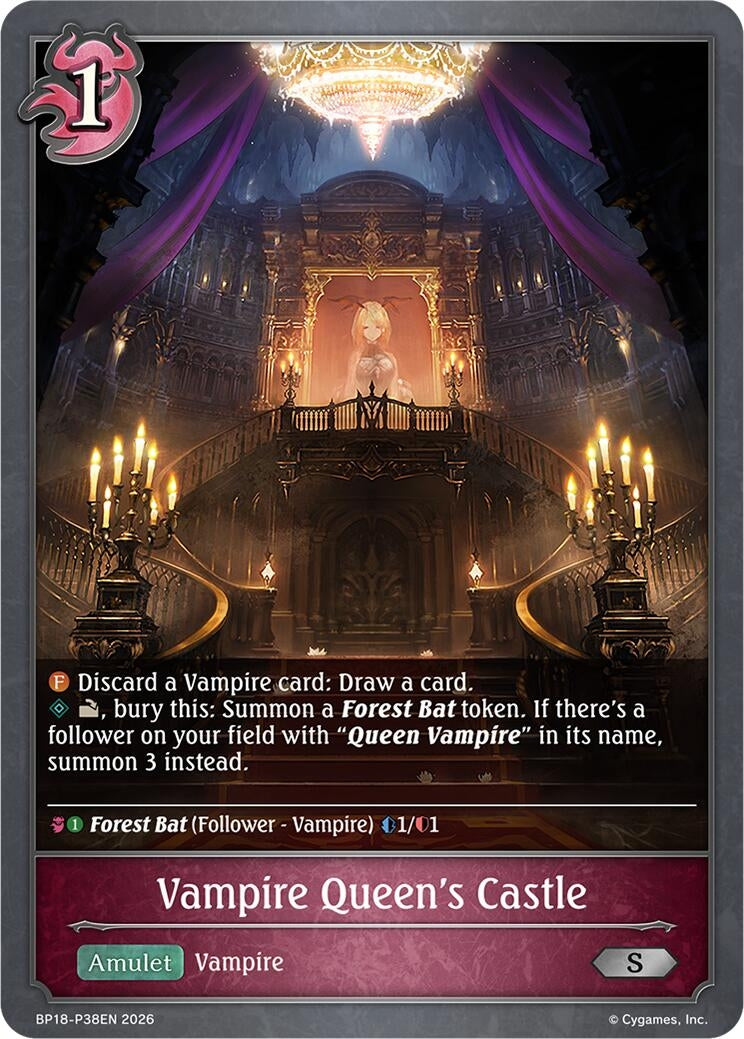 Image for Vampire Queen's Castle - P38EN (Foil) (BP18-P38EN) (BP18) - Shadowverse: Evolve