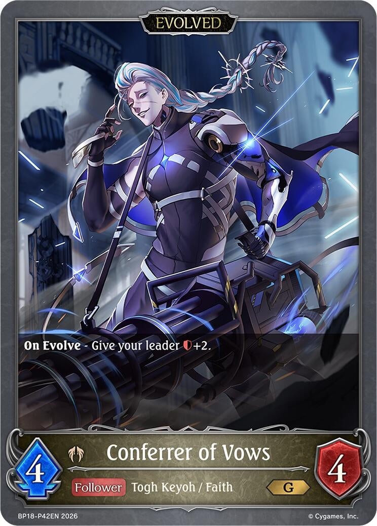 Image for Conferrer of Vows (Evolved) - P42EN (Foil) (BP18-P42EN) (BP18) - Shadowverse: Evolve