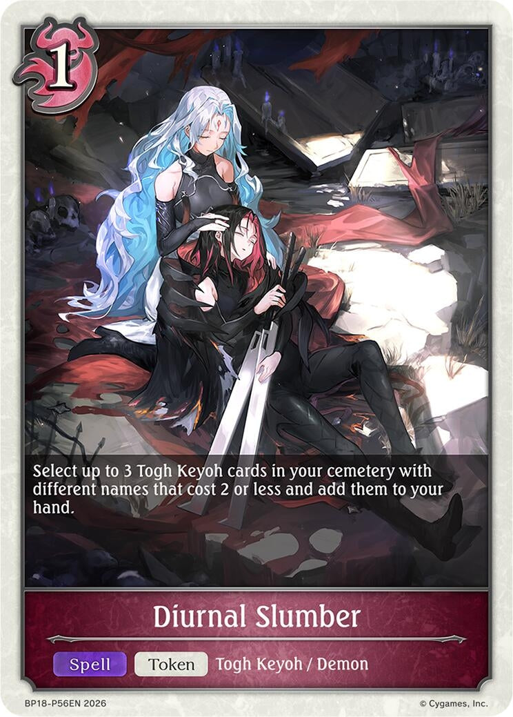 Image for Diurnal Slumber - P56EN (Foil) (BP18-P56EN) (BP18) - Shadowverse: Evolve