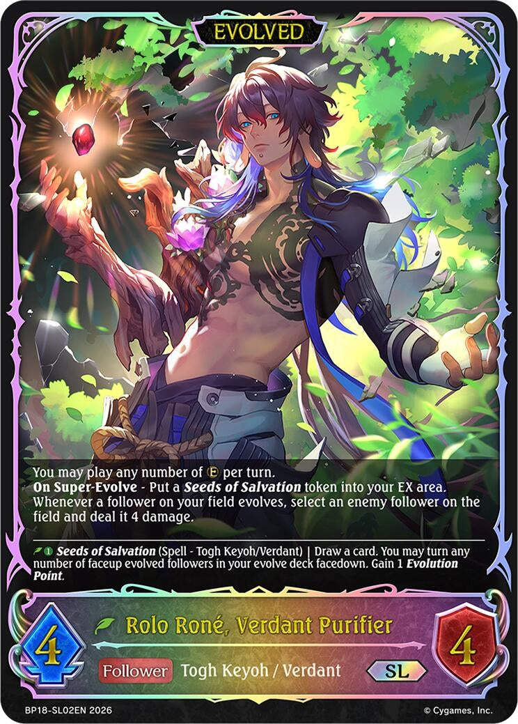 Image for Rolo Rone, Verdant Purifier (Evolved) (SL) (BP18-SL02EN) (BP18) - Shadowverse: Evolve