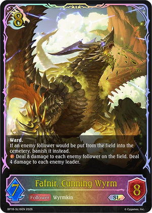 Fafnir, Cunning Wyrm (SL) (BP18-SL16EN) (BP18)