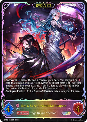 Ilze & Urze, Centennial Reapers (Evolved) (SL) (BP18-SL18EN) (BP18)