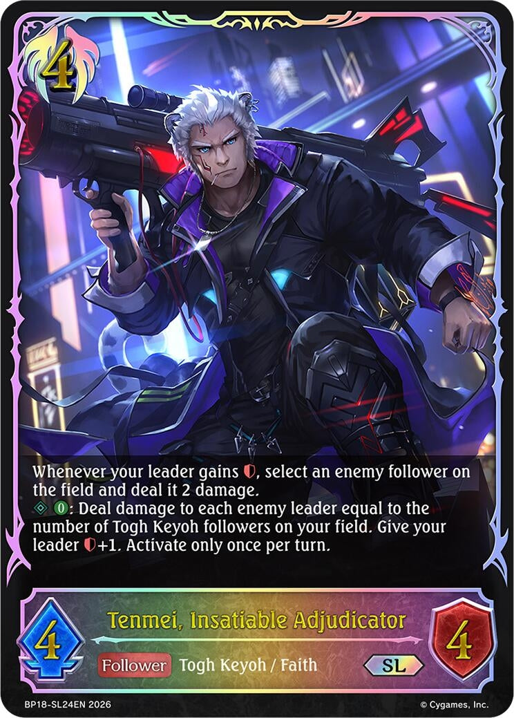 Image for Tenmei, Insatiable Adjudicator (SL) (BP18-SL24EN) (BP18) - Shadowverse: Evolve