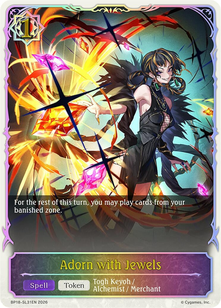 Image for Adorn with Jewels (SL) (BP18-SL31EN) (BP18) - Shadowverse: Evolve