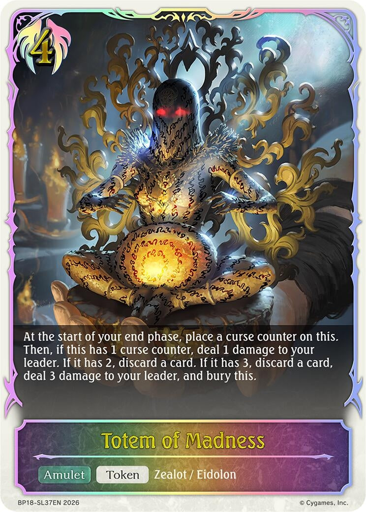 Image for Totem of Madness (SL) (BP18-SL37EN) (BP18) - Shadowverse: Evolve