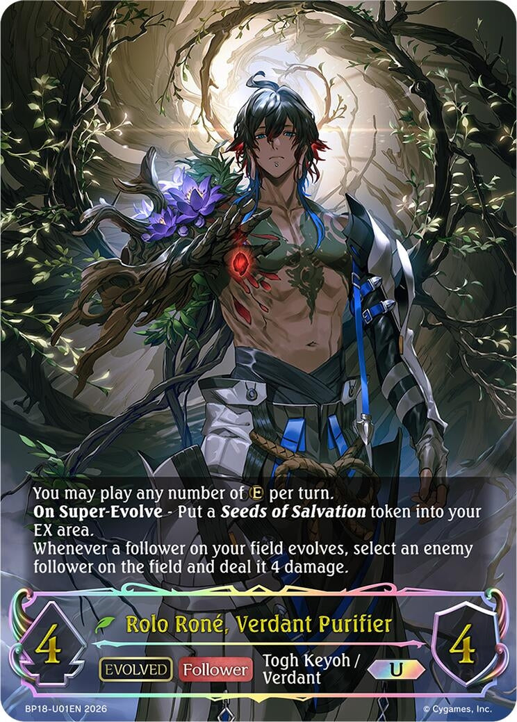 Image for Rolo Rone, Verdant Purifier (Evolved) (U) (BP18-U01EN) (BP18) - Shadowverse: Evolve