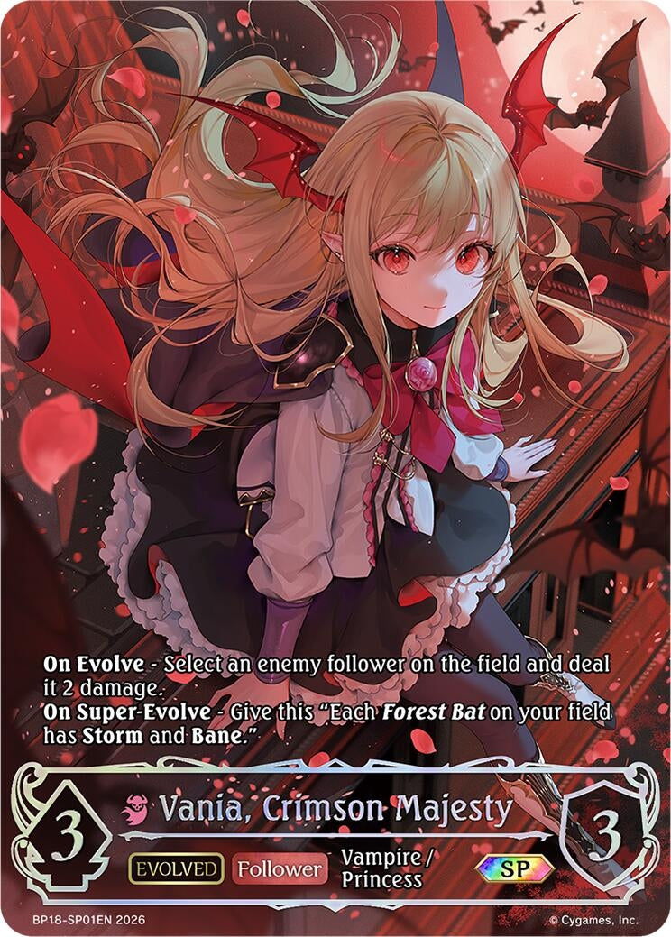 Image for Vania, Crimson Majesty (Evolved) (SP) (BP18-SP01EN) (BP18) - Shadowverse: Evolve