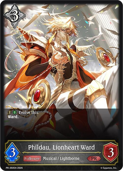 Image for Phildau, Lionheart Ward (PR-392EN) (SVPR) - Shadowverse: Evolve