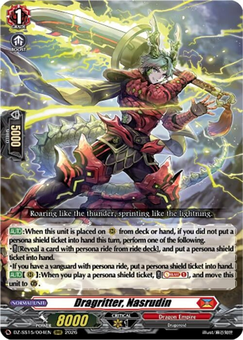 Image for Dragritter, Nasrudin (DZ-SS15/004EN) (DZ-SS15) - Cardfight Vanguard