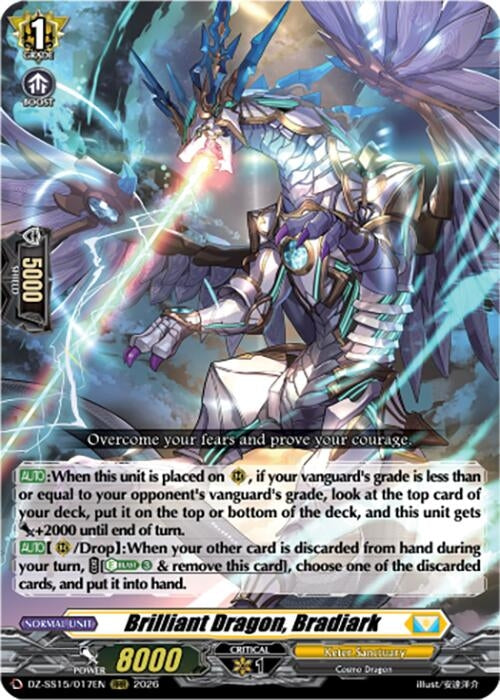 Image for Brilliant Dragon, Bradiark (DZ-SS15/017EN) (DZ-SS15) - Cardfight Vanguard