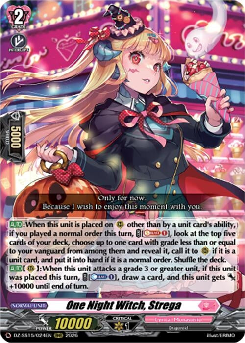 Image for One Night Witch, Strega (DZ-SS15/024EN) (DZ-SS15) - Cardfight Vanguard