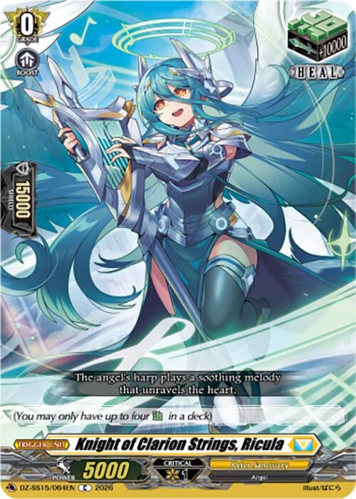 Image for Knight of Clarion Strings, Ricula (DZ-SS15/064EN) (DZ-SS15) - Cardfight Vanguard