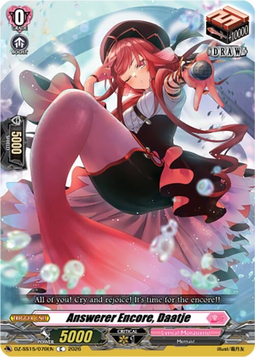 Image for Answerer Encore, Daatje (DZ-SS15/070EN) (DZ-SS15) - Cardfight Vanguard