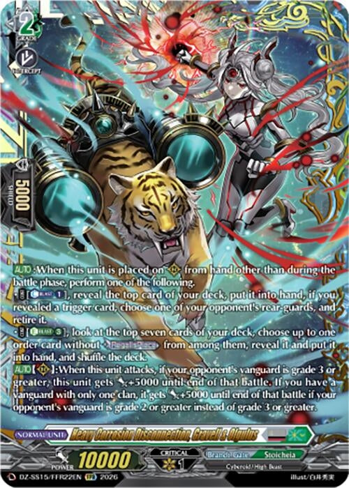Image for Heavy Corrosion Disconnection, Gravell & Olgulus (FFR) (DZ-SS15/FFR22EN) (DZ-SS15) - Cardfight Vanguard