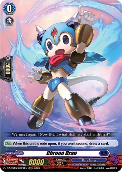 Image for Chrono Dran (DZ-SS15/LG27EN) (DZ-SS15) - Cardfight Vanguard