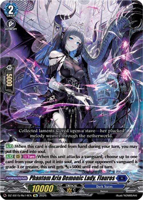 Image for Phantom Aria Demonic Lady, Flauros (DZ-SS15/Re14EN) (DZ-SS15) - Cardfight Vanguard