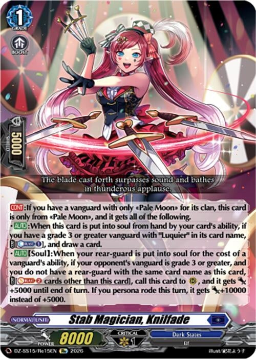 Image for Stab Magician, Knilfade (DZ-SS15/Re15EN) (DZ-SS15) - Cardfight Vanguard