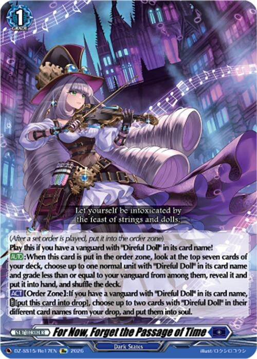 Image for For Now, Forget the Passage of Time (DZ-SS15/Re17EN) (DZ-SS15) - Cardfight Vanguard