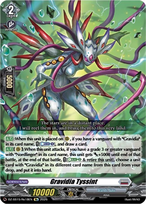 Image for Gravidia Tyssint (DZ-SS15/Re18EN) (DZ-SS15) - Cardfight Vanguard