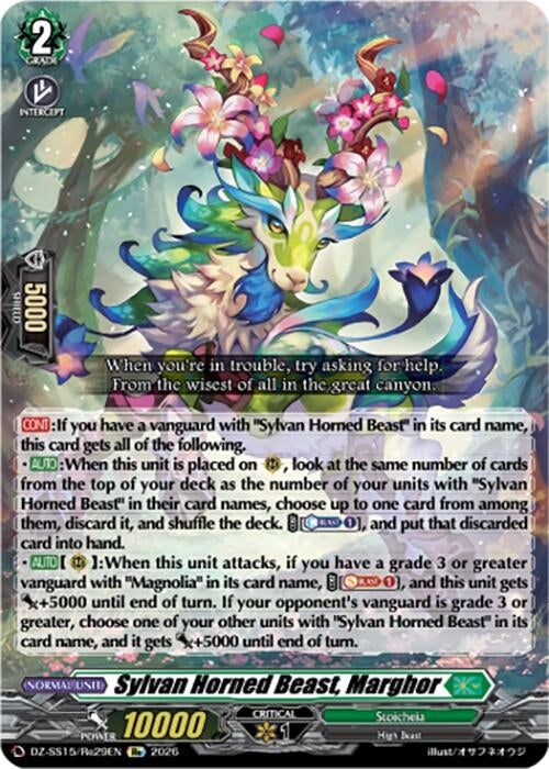 Image for Sylvan Horned Beast, Marghor (DZ-SS15/Re29EN) (DZ-SS15) - Cardfight Vanguard