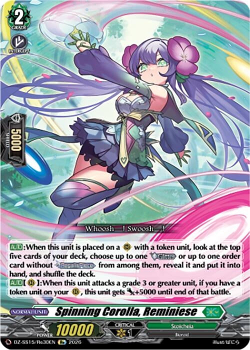 Image for Spinning Corolla, Reminiese (DZ-SS15/Re30EN) (DZ-SS15) - Cardfight Vanguard