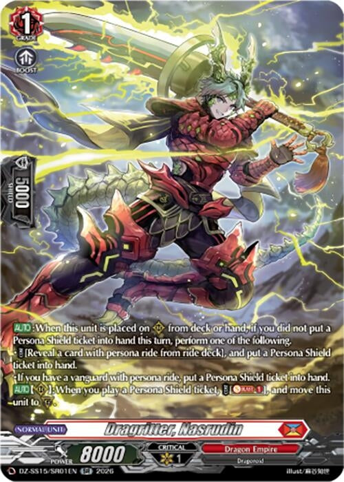Image for Dragritter, Nasrudin (SR) (DZ-SS15/SR01EN) (DZ-SS15) - Cardfight Vanguard