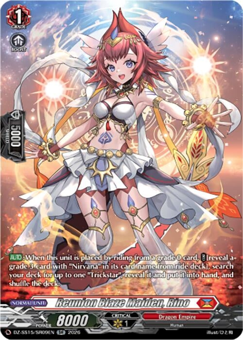 Image for Reunion Blaze Maiden, Rino (SR) (DZ-SS15/SR09EN) (DZ-SS15) - Cardfight Vanguard