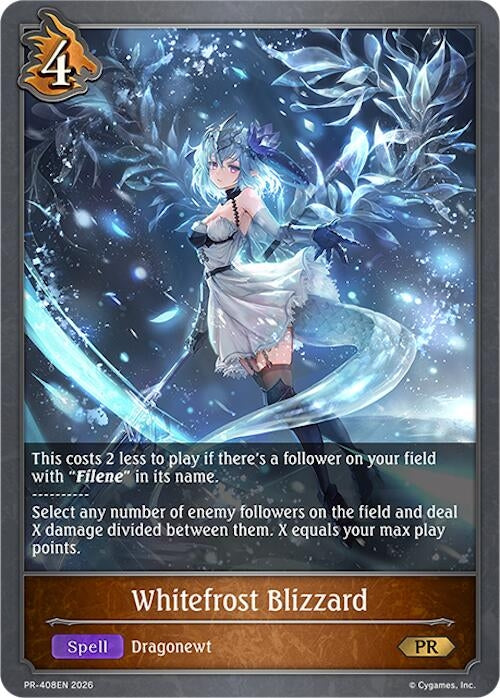 Image for Whitefrost Blizzard - PR-408EN (PR-408EN) (SVPR) - Shadowverse: Evolve