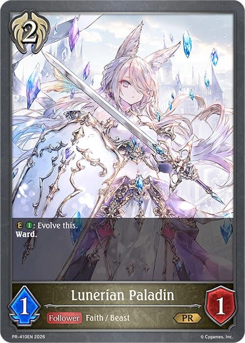 Image for Lunerian Paladin - PR-410EN (PR-410EN) (SVPR) - Shadowverse: Evolve